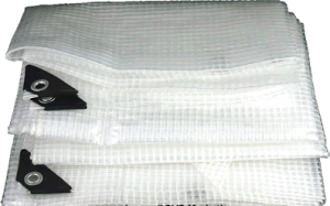 Tarp Tarpaulin Clear Greenhouse Tarp /3mX4m/10x13ft/ Multi Purpose Poly Transparent Tarpaulin Tarp Corners Reinforced Edges Wear Foldable UV Resistant Waterproof Heavy Duty Clear Tarpaulin 