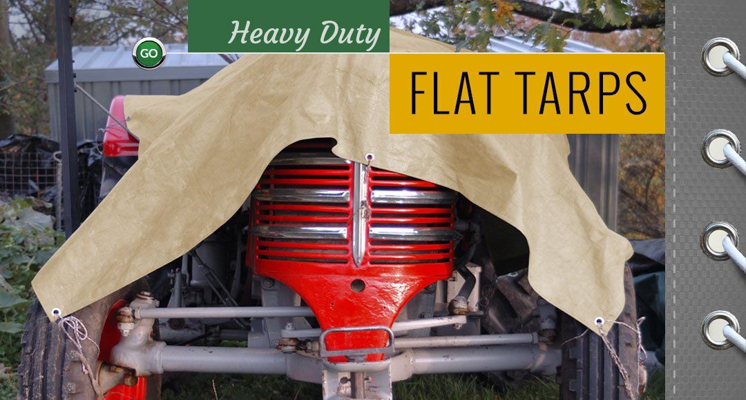 heavy duty flat tarps